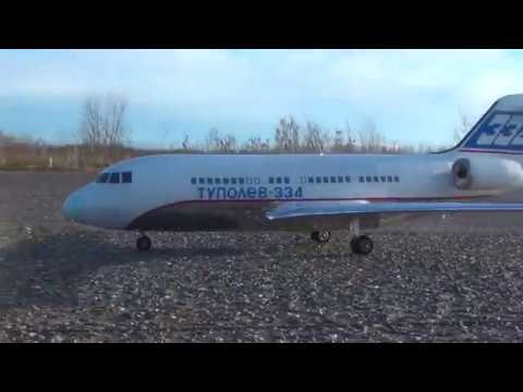 Tu-334, rc model, first flight, Surgut, 28/10/18