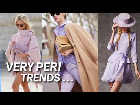 The Color of 2023 Very Peri Outfit @ Latest Fashion Color Trends & Style Video
