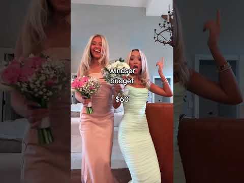 budget vs expensive prom dress. using treffa to find where cute prom dresses are frompt.33🧜‍♀️