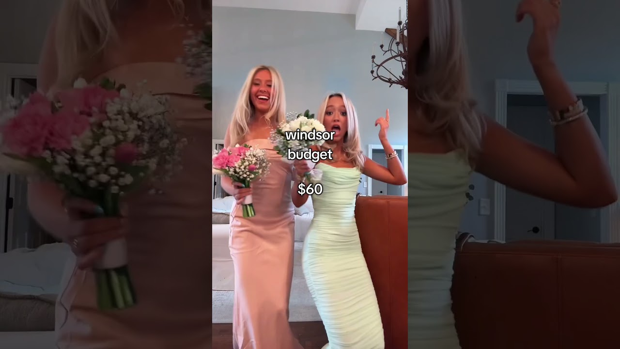 budget vs expensive prom dress. using treffa to find where cute prom dresses are frompt.33🧜‍♀️