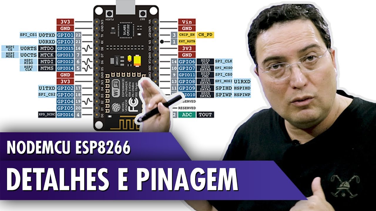 NodeMCU ESP8266: Detalhes e Pinagem