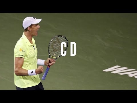 Anderson vs Thiem - Washington 2017 Court Level Highlights [HD]