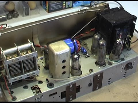 Westminster vintage valve / tube radio radiogram restoration and tune