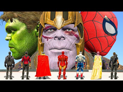 Avengers vs Thanos | The Hulk & Spiderman & Iron Man & Captain America & Thor - What If