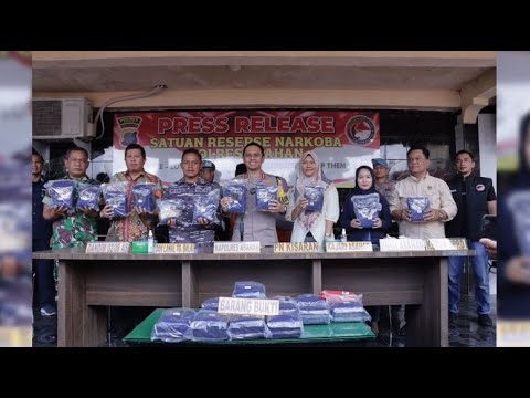 PASUTRI BAWA 25 KG SABU DIAMANKAN SATRESNARKOBA POLRES ASAHAN