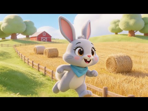 Benny the Bouncing Bunny | Counting Song for Toddlers | Friendly Fields Farm