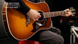 Video thumbnail for Gibson Limited Edition Dove Custom Acacia Acoustic-Electric Guitar by Musician's Friend
