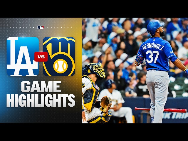 Dodgers vs. Brewers Game Highlights (5/23/26) | MLB Highlights SDDEFAULT Thumbnail