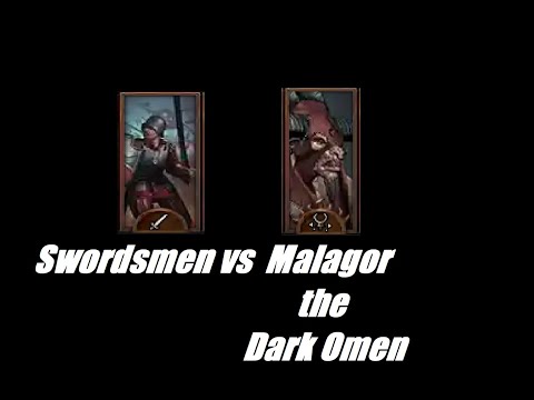 Swordsmen vs Malagor the Dark Omen