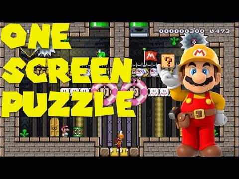 Mario Maker | One Screen Puzzle | Mo Yoshi Mo Problems