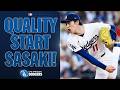 Roki Sasaki throws a QUALITY START for the Dodgers against the Rockies! 🔥😮‍💨 (Six STRONG innings!)