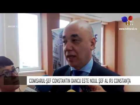 Comisarul-şef Constantin Dancu este noul şef al IPJ Constanţa - Litoral TV