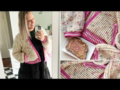 Knitting Podcast: Episode 38 - Bomber dot com jacket, craft exhibitions and holiday knitting plans!