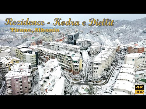 ❄️ Snow In Rezidence Kodra e Diellit #Tirana - 🇦🇱 #Albania 2021 [Drone Footage] @MTravelVlog