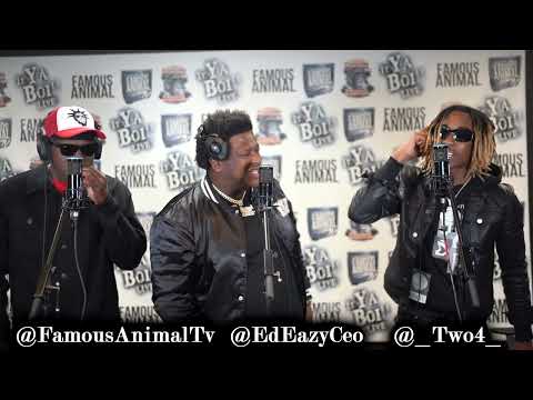 Tuscaloosa Alabama Rappers Ed Eazy and Two 4 Stops by Drops Hot Freestyle on Famous Animal Tv