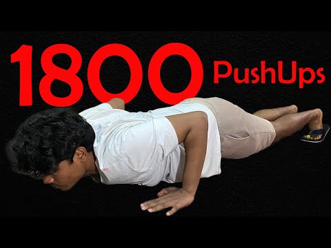 I Tried Doing 1800 Push ups For My 18th Birthday!