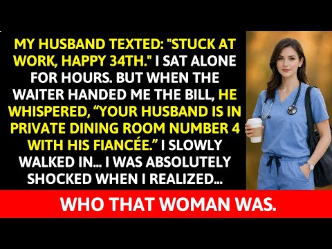 He Texted: "Stuck At Work." Then The Waiter Said, "He's At Table 4—With His Fiancée." I Walked In...