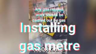 Gas meter installation