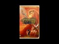 Opening Closing To The Lion King 2003 VHS 29th Anniversary Edition