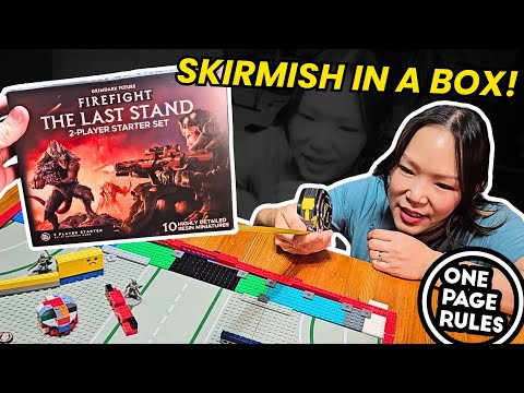 Grimdark Future Firefight: LAST STAND Box Set and LEGO Terrain | Playing OPR as a Couple