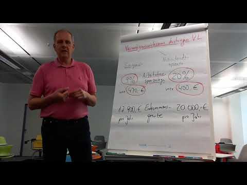 vermögenswirksame Leistungen VL staatliche Förderung Arbeitnehmersparzulage Bausparen Aktienfonds