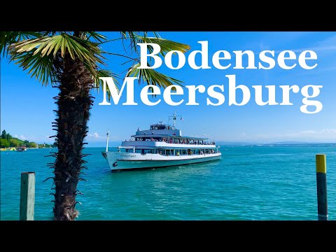 Bodensee, Meersburg, Rundgang, Deutschland, 4 k