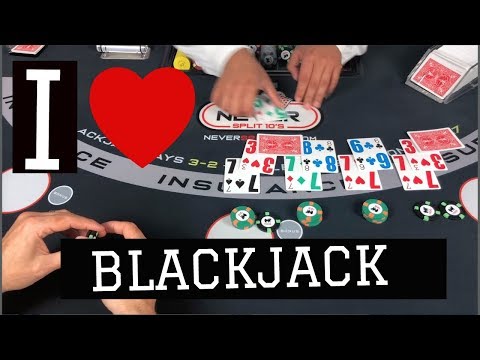 Wild Blackjack Session - Playing the Math VS Forcing The Action - YouTube