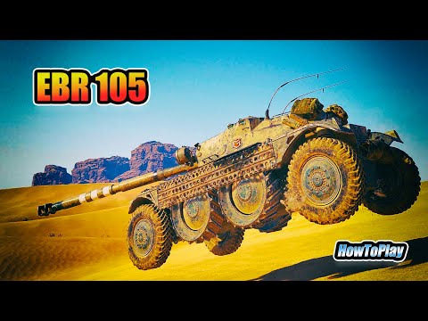 EBR 105 - 7 Frags 8.4K Damage - Monster on Wheels! - World Of Tanks