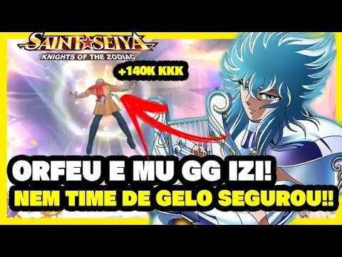 ORFEU AND MU NEM ICE TEAM HOLD THIS NEW CANCER! SAINT SEIYA AWAKENING