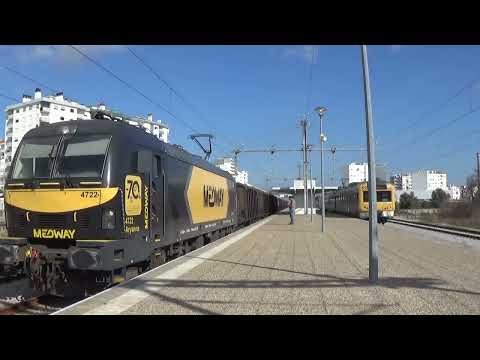 Medway 4722 "Aryanna" com comboio internacional Nº47890