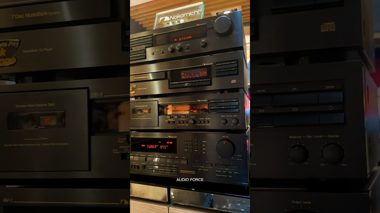 🇯🇵 Nakamichi Original Japan (New Old Stock) Available only at AUDIO FORCE (Thailand)