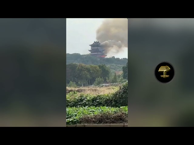 Acusan a un turista de incendiar con velas un templo en China