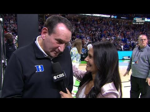 Coach K: Emotional interview after Duke survives Michigan State