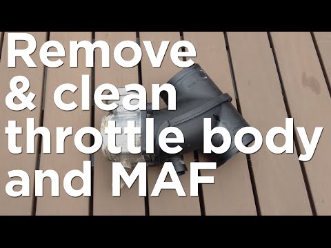 How to clean Boxster 986 Throttle Body and MAF Sensor