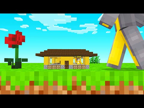 Crainer - LIVING In The SMALLEST Minecraft HOUSE!