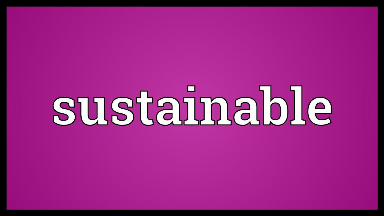 Sustainable Meaning