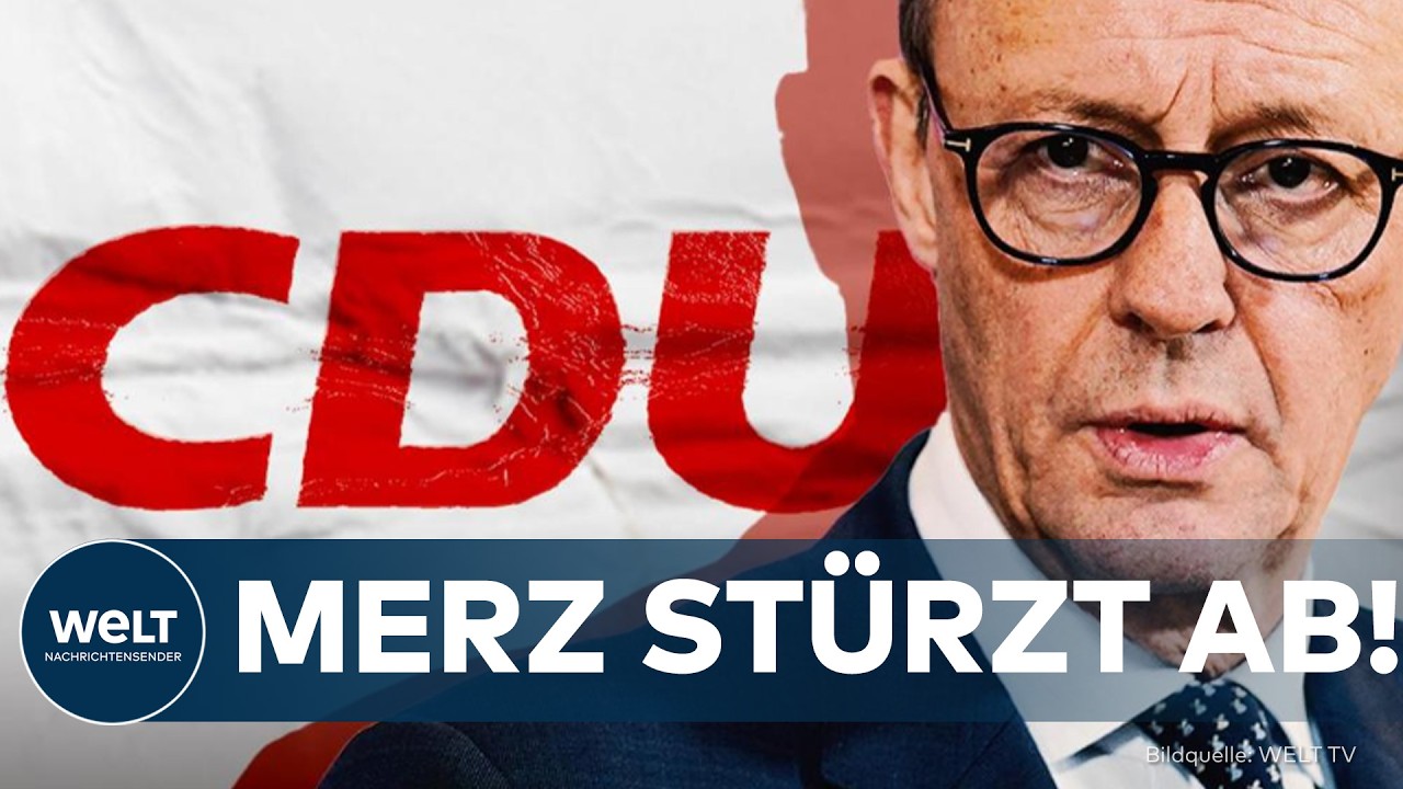 MERZ IM FREIEN FALL: Neuer Negativrekord! CDU-Chef verliert an Rückhalt in der eigenen Partei!