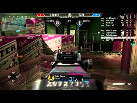 Kaliber vs Faze - Game 4 - ScufGaming Showdowns
