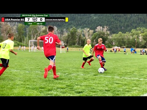 Park City Extreme Cup- USA Premier 06 BS vs Colorado Hawks Lightning (U14 Highlights and Goals)