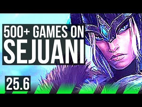 SEJUANI vs OLAF (JGL) | 500+ games | KR Master | 25.6
