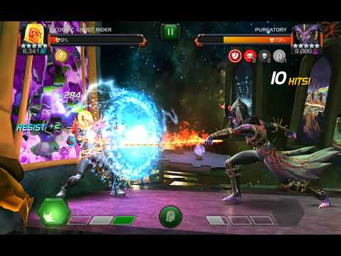 cosmic ghost rider vs purgatory