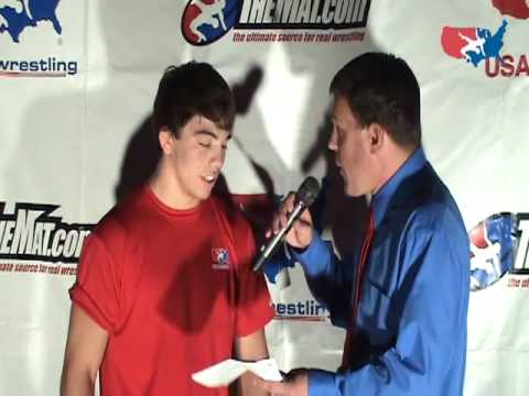 Junior Freestyle 152 pound champion Destin McCauley of Minnesota