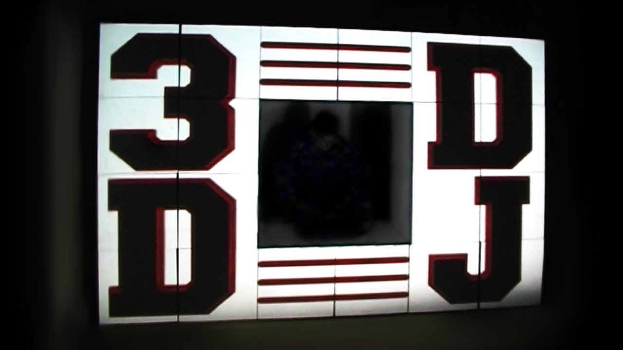 Projection Mapping 3D DJ booth