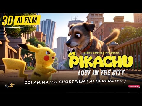 Tiny Pikachu SEPARATED from Trainer in Massive City... His 24-Hour Survival Story! 🌃⚡