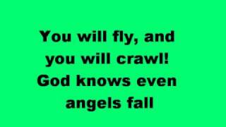 Even Angels Fall Lyrics
