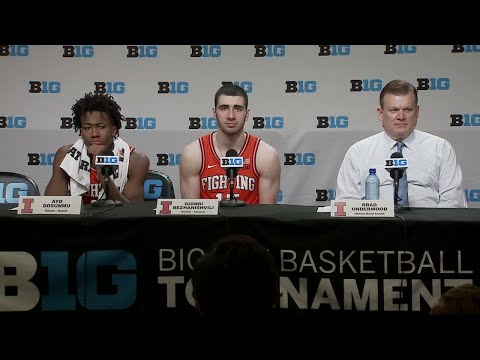 Illinois MBB Postgame Press Conference | BTT vs. Iowa