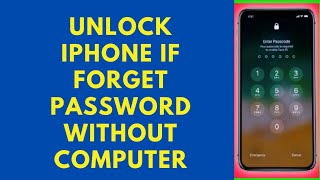 How to fastest unlock any iPhone 2022 !! Without Face ID password and computer