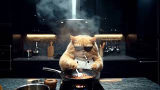 You want some grub? Come and get it!! What should i make next? #catsoftiktok #fyp #foodie #chef