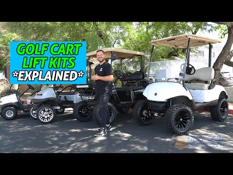 Lifted vs. Non-Lifted Golf Cart *Golf Cart Lift Kits EXPLAINED*