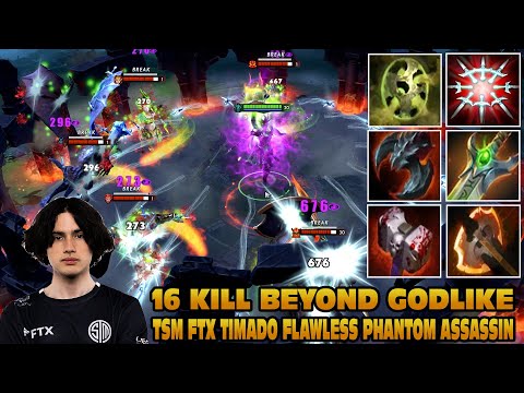 TSM.TIMADO FLAWLESS PHANTOM ASSASSIN DESTROYED HIS TEAMMATE SabeRLight (DOTA 2 PRO GAMEPLAY 7.31C)